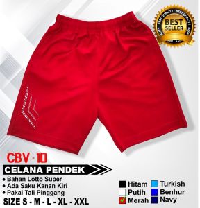 Celana pendek pria sporty - celana sporty polos bawahan olahraga pria terlaris