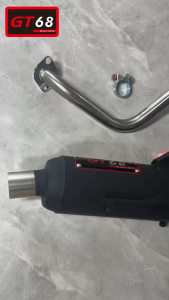 Performance Exhaust Pipe For Honda Beat FI V1 V2 V3 & Carburetor Models Adjustable Sound Made in Thailand GT 68