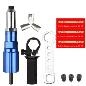 2.4mm-4.8mm Electric Rivet Pull Riveting Adapter Cordless Rivet Tool