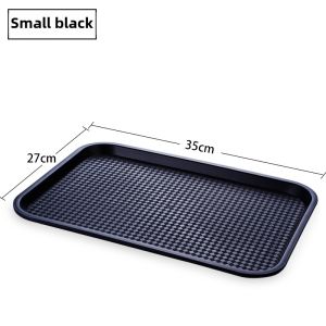 Plastic Tray Rectangular Plate Tea Tray Restaurant Hotel Fast Food Plate For Home for Restaurant and Commercial Use Serving Food Dining Mop Tray
