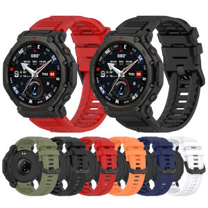 Silicone Strap For Huami Amazfit T-rex 3 Pro 48mm Replaceable Sport Bracelet Correa For Amazfit T-rex 3 Pro 48mm Belt Accessory