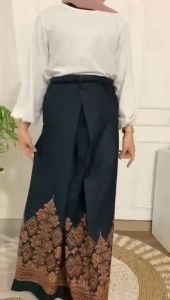 Sarung Batik Rayon/Goyor Remaja | Motif Pagar Alam 1 | Serian Warna | Terlaris