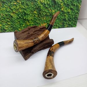 empu craft klokotan once pipa kayu bidara model terompet A496