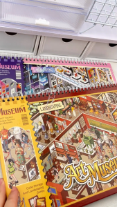 New Ximen Collection Notebook Series ArtMuseum Scenery Stickers 3D Miniature SceneDIY Toy Handbook Stickers