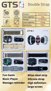 ใหม่ล่าสุด สำหรับผู้ชายและผู้หญิง นาฬิกาสปอร์ต หน้าจอสัมผัส HD 2.01" รับสายและโทรออก เพลงบลูทู