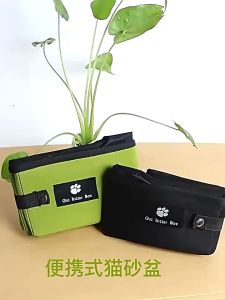 ห้องน้ำแมว 🐱 พักผ่อนพกพา กระบวนการเดินทาง กระบวนการการเก็บได้ ห้องน้ำแมวพักผ่อนพกพากลาย กะบะทรายแมว ห้องน้ำแมวยอดฮิตสลับ หลักสูงและเยาว์