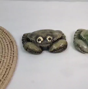 ปู ปลา ตกแต่งอ่างปลา แพ็ค 3 ตัว ขนาด 4-16 ซม. ตุ๊กตาปูนปั้นแต่งสวน ตกแต่งบ่อปลา แต่งสวน แต่งบ้าน