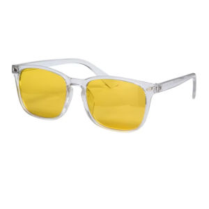 SHINU | SHINU Night Vision Glasses Polarized Yellow Lens Goggles Car Driving Glasses See Clear Day Night Square Glasses