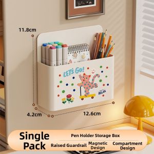 evesigar | Magnetic Wall-Mounted Storage Rack No-Drilling Required