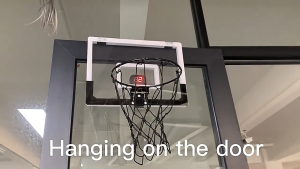Indoor Basketball Hoop Mini Basketball Ring For Kids With Score Counter Can Dunk With BackboardBallPump
