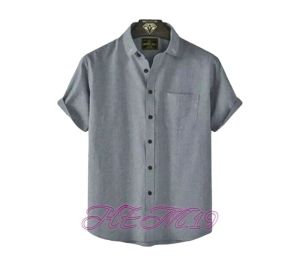 baju kemeja polos lengan pendek pria dewasa Ready size M sampai XXXL