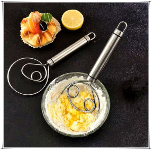 Dough Whisk Stainless Steel Dutch Style Bread Dough Hand Mixer Eggs Beater Mixer Tool Kitchen Baking Tools
