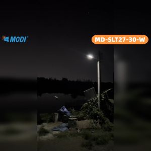 Đèn Led Năng Lượng Mặt Trời MODI SOLAR SLT27-30W Đèn Đường Năng Lượng Mặt Trời Chip Led Độ Sáng Cao Chống Nước IP65