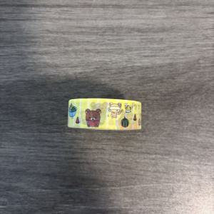 Bandai | Băng Dính Hình Gấu Nhỏ Dễ Thương Kiểu Nhật Bản Đồ Trang Trí Tự Làm Nhãn Dán Văn Phòng Phẩm Họa Tiết Hoạt Hình Dành Cho Văn Phòng & Đồ Dùng Học Tập