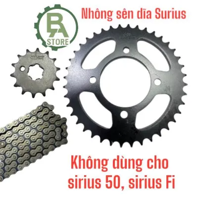 Nhông sên dĩa dành cho xe Sirius nhông xích xe sirius xăng cơ