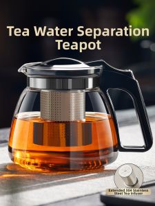 GIANXI | Tea Infuser Glass Teapot with Tea-Leaf Separator