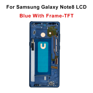 Note 8 Display Screen With Frame For Samsung Note8 N950F N950U N950W N950FD LCD Display Touch Screen Digitizer Assembly Replace