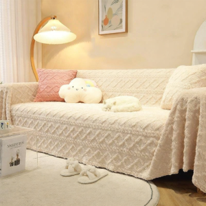 Thick Fleece Cat-Resistant Sofa Cover