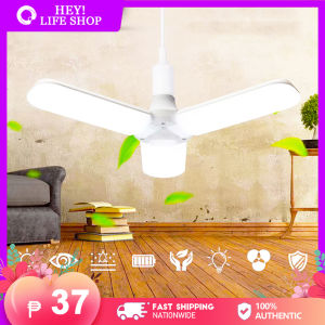 Multipurpose Foldable Fan Blade Design 18W/28W LED Bulbs Three/Four Leaf Lamp MINI Lights