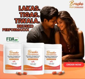 Brusko Performax Maca Capsule for men Organic supplement
