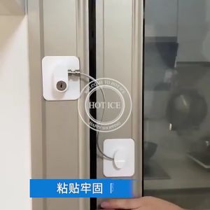 LAKOE Kunci Pengaman Laci Kunci Kulkas Pengaman Kunci Pengaman Jendela Kulkas Bayi