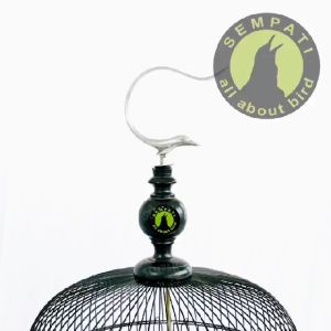 SEMPATI Gantungan Sangkar Burung Murai Kotak Lovebird Besi Motif Lumba-Lumba Gantungan Kandang Love Bird Branjangan Dll GLUMBA