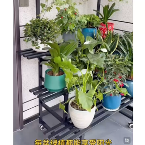 Sum🌈ชั้นวางต้นไม้ดอกไม้ ชั้นวางอเนกประสงค์ ใช้งานได้หลากหลาย ทนฝนทนแดด ใช้งานได้ทั้งนอกหรือในอาคาร ประหยัดพื้นที่ เหล็กพ่นกันสนิม