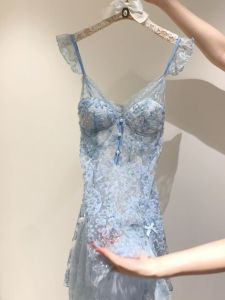 V.C.I | French Seductive Thin Cup With Padding Sleepwear Velvet