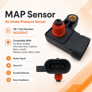 Original MAP Air Intake Pressure Sensor For Buick Excelle Chevrolet Aveo Captiva Epica Lacetti Daewoo Lanos Matiz Kalos 96330547