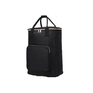 Large Capacity Waterproof Shopping Cloth Bag with Handle for Grocery Shopping Cart Portable Household Storage Organizer
