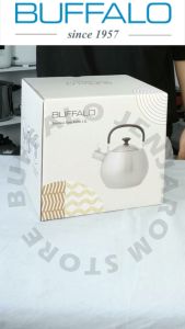 BUFFALO Stainless Steel Kettle 3.5L Whistling Kettle | Stainless Steel 304 | Fast Boiling 牛头牌3.5L不锈钢热水壶 哔哔壶 (ET184)