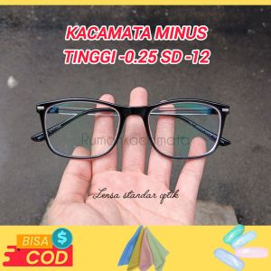 Kacamata Minus Tinggi -0.25 sd -12.00 Kacamata Rabun Jauh Pria Dan Wanita