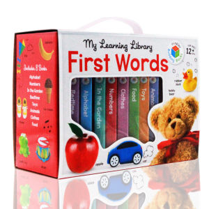 บล็อกตัวต่อการเรียนรู้ปกแข็งคำในห้องสมุดโดยผู้เขียนที่ไม่รู้จักหนังสือภาษาอังกฤษดั้งเดิม