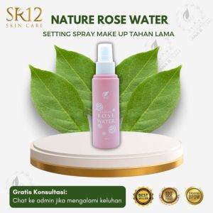 NATURE ROSE WATER SR12 pembersih muka semprot mawar
