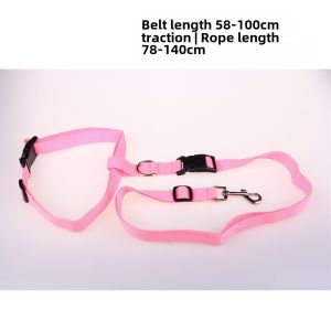 Dog Running Crossbody Hand Holding Rope Teddy Dog Leash Pet Dog Chain Medium-Sized Dog Small Size Dogs Free Hands