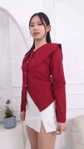 LONAIRE 12025 CNY Blouse Katun Atasan Wanita Kualitas Premium Casual Office Look