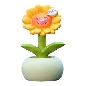 JOYCS | Trang Trí Xe Hơi Hình Hoa Hướng Dương Đáng Yêu và Thư Giãn cho Bảng Điều Khiển