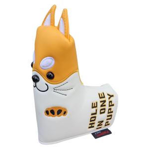 caiton | Dog Akita Pattern Half Round Golf Putter Cover Protection
