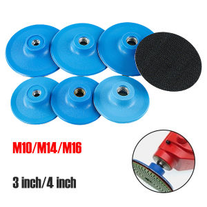  Sanding Disc Backing Pad 3"/4" Self-Adhesive Polishing Pad For Sander Or Polisher M10/M14/M16 Thread Angle Grinder Accessories