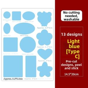 Self-Adhesive No-Sew Patch Black Large