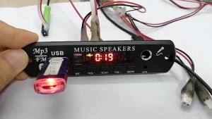 Aideepen | DC 12V Bluetooth 5.0 MP3/WMA/WAV/FLAC/APE Audio Decoder Board With Remote Control Without Amplifier For Car Music Player
