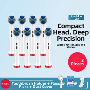 Shunfeng Compatible OralB Electric Toothbrush Heads Deep Cleaning Replacement D16/09 Universal Fit for B 1215 3757