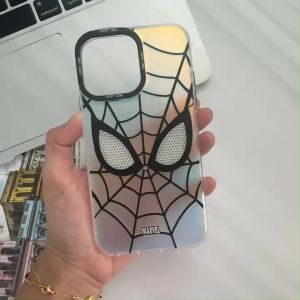 🔥ส่งจากไทย🔥การ์ตูน แฟชั่น Spider-Man เคส for iPhone XR body 16pro 14Pro 13Pro 15Pro เคสไอโฟน Xr บอดี้ 13Pro 14procase อ่อนนุ่ม