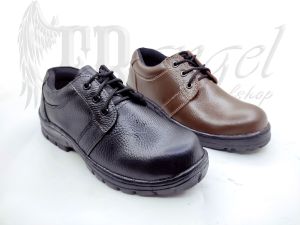 sepatu safety kruser kulit ujung besi boots low