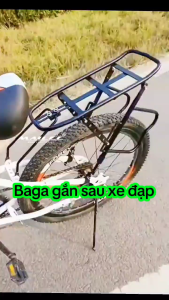 Baga sau xe đạp MTB đa năng tải trọng 25kg điều chỉnh được giá đỡ hàng phía sau hành lý cho xe đạp chất liệu thép MLH