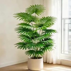 Cây Cọ Giả Lụa Lá Quạt Nhân Tạo Cây Nhiệt Đới Kích Thước Lớn 60-105cm Trang Trí Nhà Cửa Văn Phòng Lễ Hội Cây Xanh Cho Không Gian Trong Nhà
