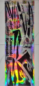 Stiker Striping Standar Full Hologram Kawasaki Ninja 150RR SE 2012