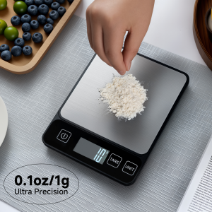 Upgraded Kitchen Scale: High-Precision Electronic Scale - High-Quality Baking Food, Coffee, Tea, Fruit Home Essential Professional Tool