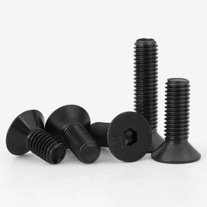 M3 M4 M5 M6 M8 M10 12.9 Grade Carbon Steel Countersunk Head Hex Hexagon Socket Screw Flat Head Allen Bolt