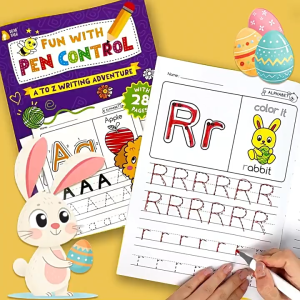 Oldlaiben Pen Control Tracing Workbook for Kids Number Alphabet Writing Magic Book Preschool Practice Copybook